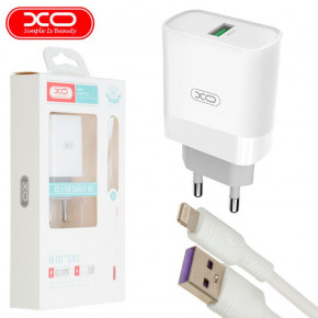    XO L63 QC3.0 1USB 15W Lightning white 3