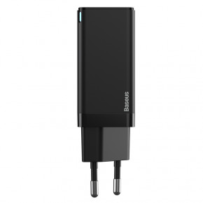    Baseus GaN2 Q.Charger C+C 45W With Mini Cable Type-C toType-C 60W Black (CCGAN-Q01)