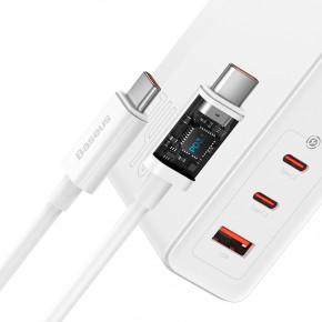   Baseus GaN5 Pro 3 , USB + Type-C 140W  +  Baseus Superior Type-C to Type-C 240W(48V/5A)  (CCGP100202) 5