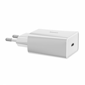    Baseus Speed Mini QC single U Quick Charger (QC3.0, 18W, 1USB) White 3