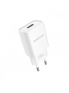    Borofone BA20A Sharp single port charger set(Type-C) White (BA20ACW)