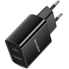    Borofone BA53A Powerway dual port charger Black (BA53AB)