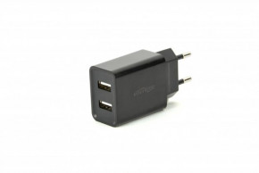   EnerGenie 2USB 2.1A Black (EG-U2C2A-03-MX)