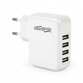   EnerGenie 4USB 2.1A White (EG-U4AC-02)