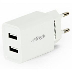   EnerGenie USB 2.1A, white (EG-U2C2A-03-W)