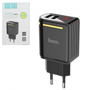    Hoco 39A Enchanting 2USB 2.4A black 5