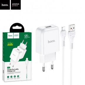    Hoco N2 1USB 2.1A Lightning white 5