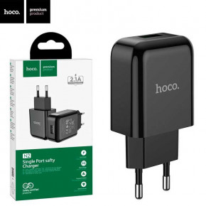    Hoco N2 1USB 2.1A black 5