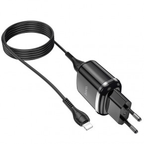    Hoco N4 2USB 2.4A Lightning black 7