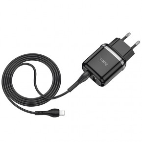    Hoco N4 2USB 2.4A Lightning black 8