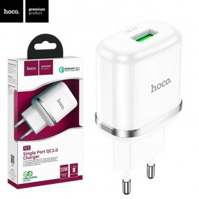    Hoco N3 QC3.0 1USB 3A white 5