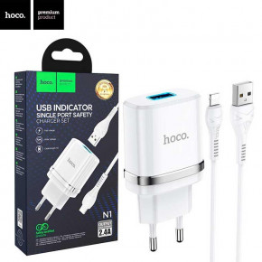    Hoco N1 1USB 2.4A Lightning white 5