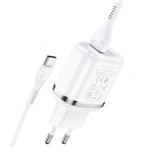    Hoco N4 2USB 2.4A Type-C white 9