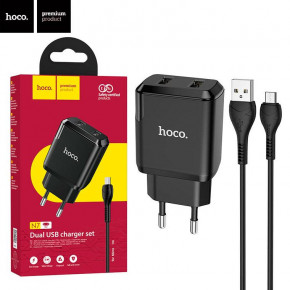    Hoco N7 2USB 2.1A micro-USB black 5