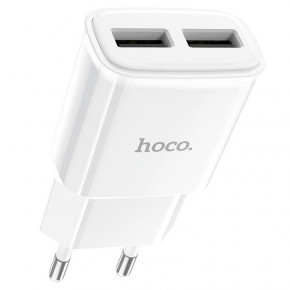    Hoco C88A 2USB 2.4A white 3