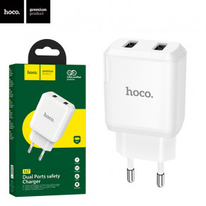    Hoco N7 2USB 2.1A white 5