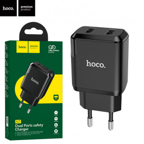    Hoco N7 2USB 2.1A black 5