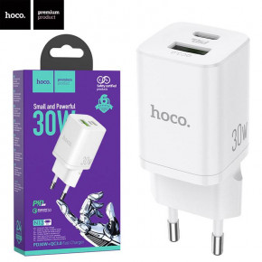    Hoco N13 PD30W QC3.0 1USB 3A white 5