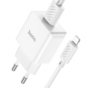    Hoco C106A charger set(iP) White (6931474783899) 3