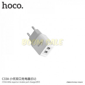   Hoco C33A 2 USB 2.4A White 3