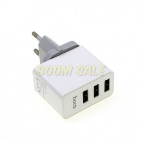   Hoco C20 Yoke 3 USB 2.4A White