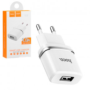    USB Hoco C11 1USB 1.0A white 5