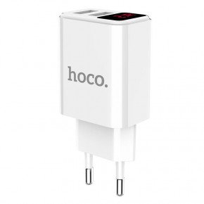    2USB Hoco C63A LCD 2.1A White