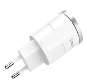  Hoco C38A Thunder (EU) (2USB, 2.4A) White 3