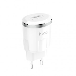    Hoco C37A Thunder c  Lightning (1USB, 2.4A) White