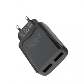    Hoco C52A (2USB, 2.1A) Black 3