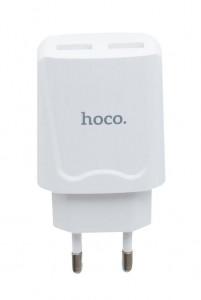    Hoco C52A (2USB, 2.1A) White 3