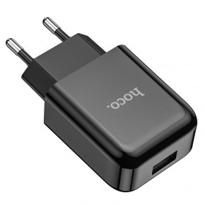    Hoco N2 Vigour single port charger (1USB, 2,1A) Black 3