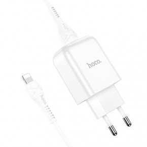    Hoco N2 (   Lightning,  iPhone) 1USB, 2,1A White 5