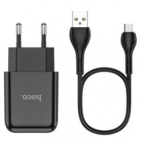    Hoco N2 (   MicroUSB) 1USB, 2,1A Black 3