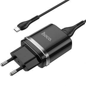    Hoco N1 (   MicroUSB) 1USB, 2,4A Black 3