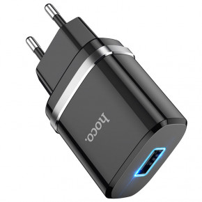    Hoco N1 (   MicroUSB) 1USB, 2,4A Black 6