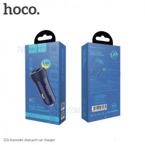   Hoco Z21 2 USB 3.4A Black (BS-000056734)