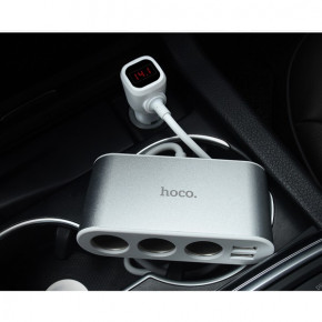   Hoco Z13 3 in 1 2 USB 2.1A Silver (BS-000056746) 4