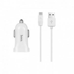   Hoco Z2A + Micro  2 USB 2.4A White (BS-000056760)