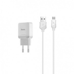     Lightning Hoco C22A Little Superior 1USB 2.4A (EU) White (BS-000056793)