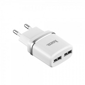   Hoco C12 2 USB 2.4A White (BS-000056799) 3