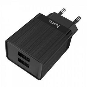   Hoco C51A 2 USB 3.4A Black (BS-000062170)