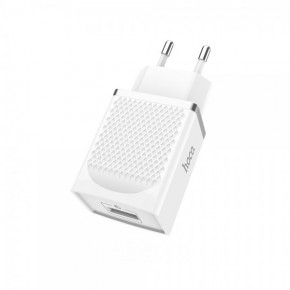   Hoco C42A QC3.0 1 USB 3A White (BS-000062420)