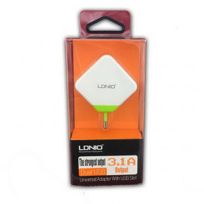    Ldnio DL-AC58 (2USB, 3.1A) Yellow 5