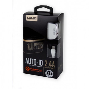     Lightning LDNIO DL-A1204Q 1USB 2.4 A White (BS-000042332)