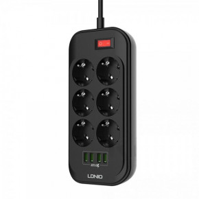   Ldnio SE6403 4 USB/6Ports/3.4A Black (BS-000065754) 3