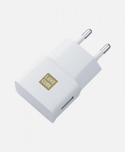   Luxe Cube 1USB 2.1A White (7775557575204) 3