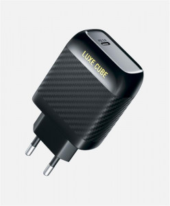    Luxe Cube Dynamic 18W (1USB3A) Black (4446689880896)