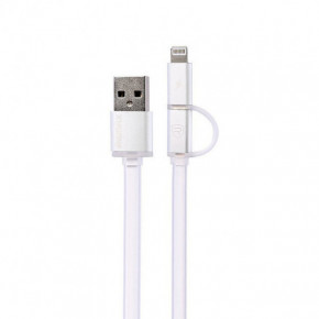 Combo 2-in-1  Lightning/micro USB, 1 white Aurora Combo Remax 300705 3