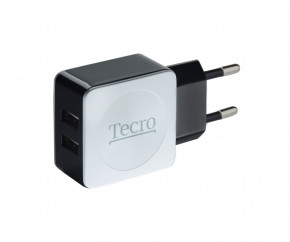    Tecro 2USB 2.1A Black TR-CHG02-BW